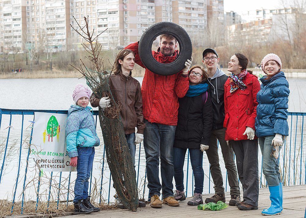 Экологическая акция Всероссийский субботник. Чистка Мещерского озера