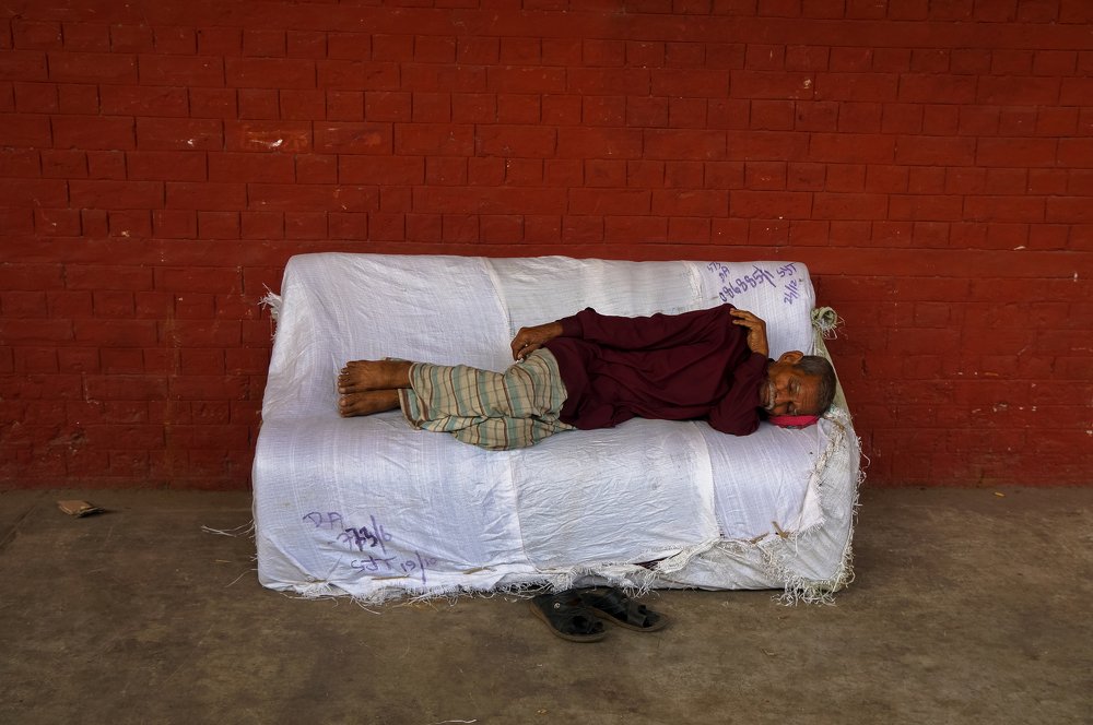 Sleeping in strange place