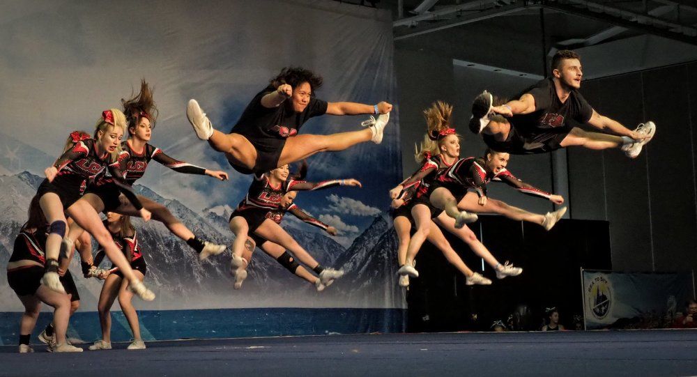 Airborne Gymnastic leap