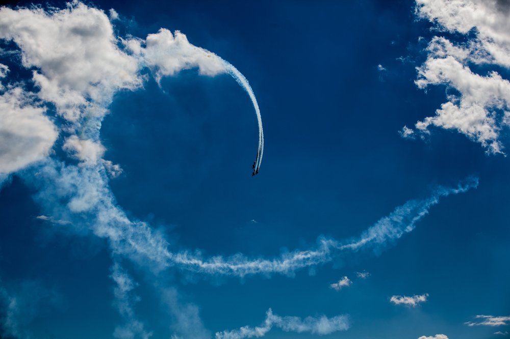 In sky
