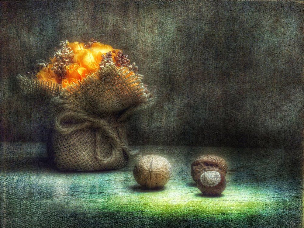 Созрели орехи, пожухла трава, медленно осень вступила в права