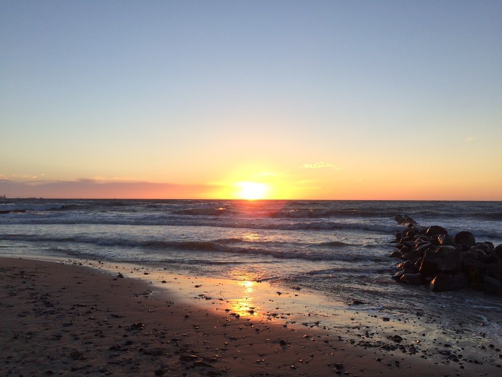 Закат на Балтийском море