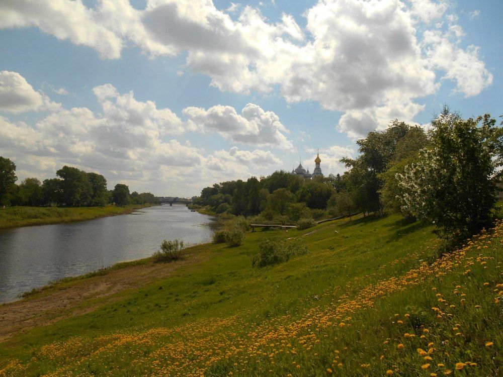 " Берег реки "