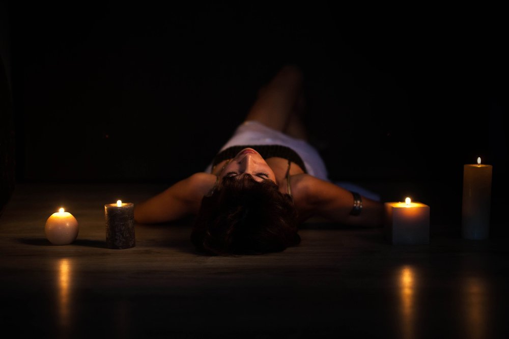 свеча горела