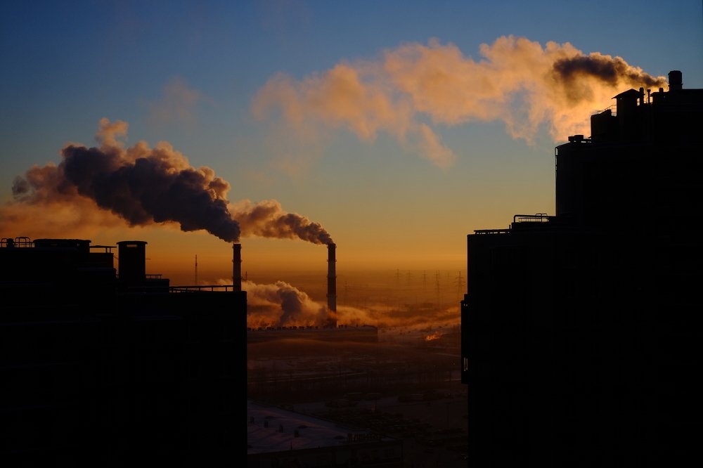 The morning of cold city