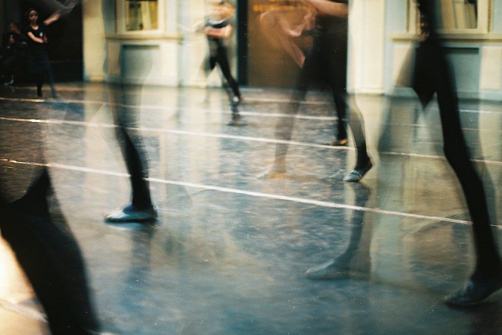 Shadow of dancers