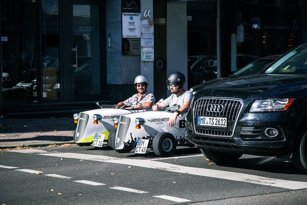 Aachen streets, Germany.