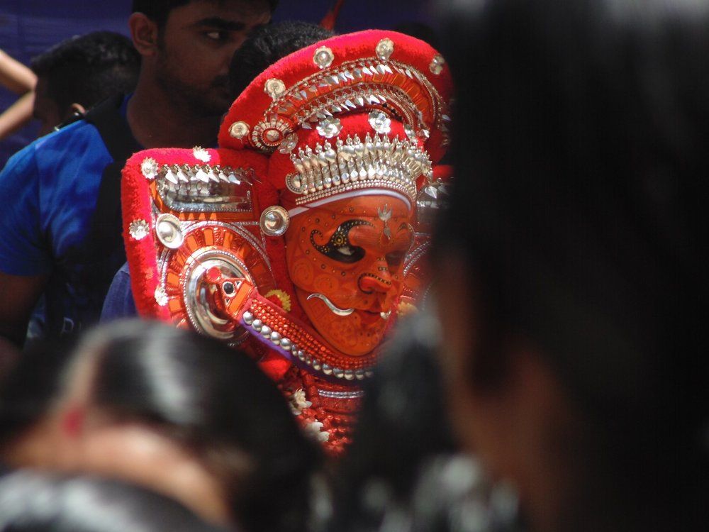 a celebration in kerala called theyyam
