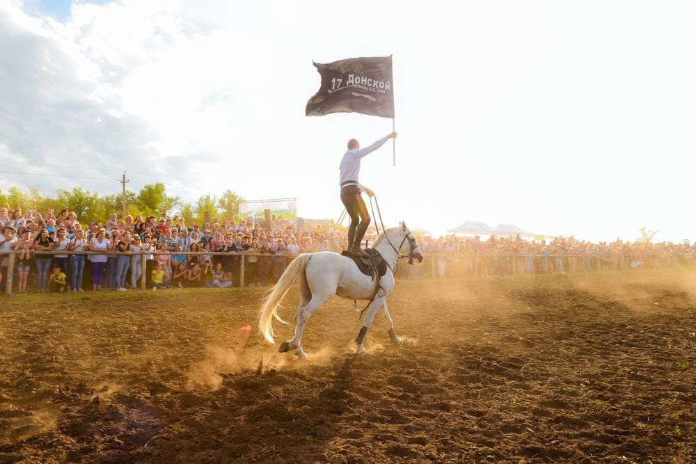 Джигитовка казаков