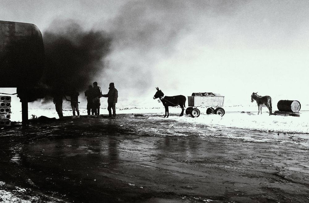 Everyday water issue in Tlik village