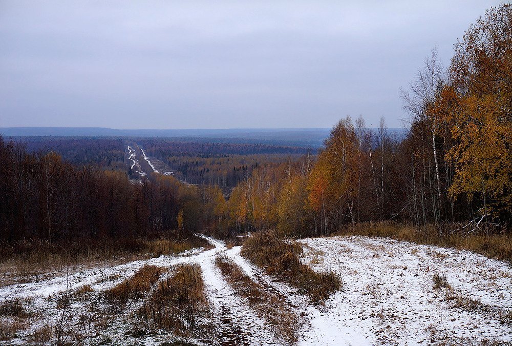 Первый снег.