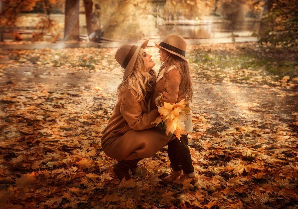 Лучи осеннего солнца