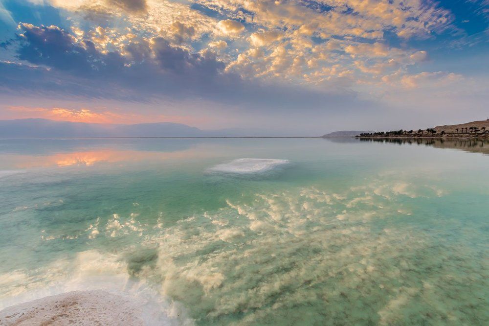 осеннее утро на Мёртвом море