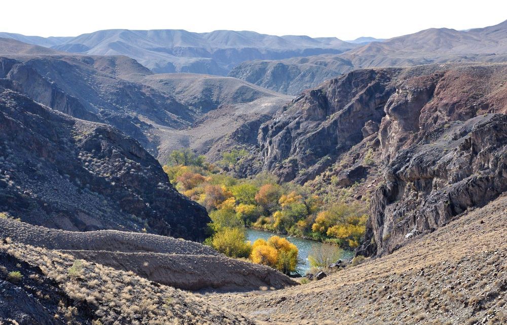 Октябрь в Чарынском каньоне