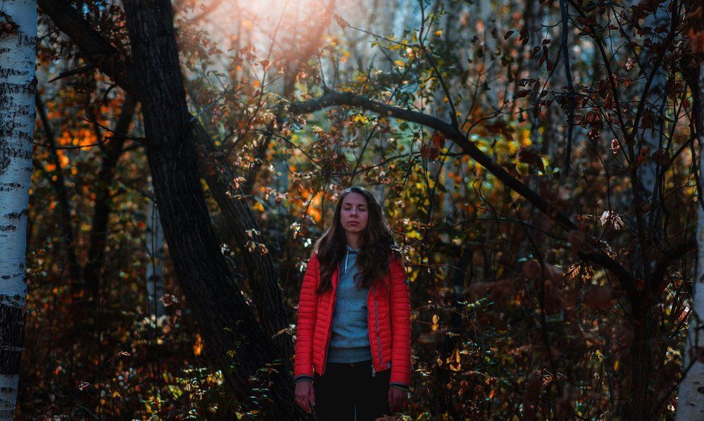 Осеняя девушка