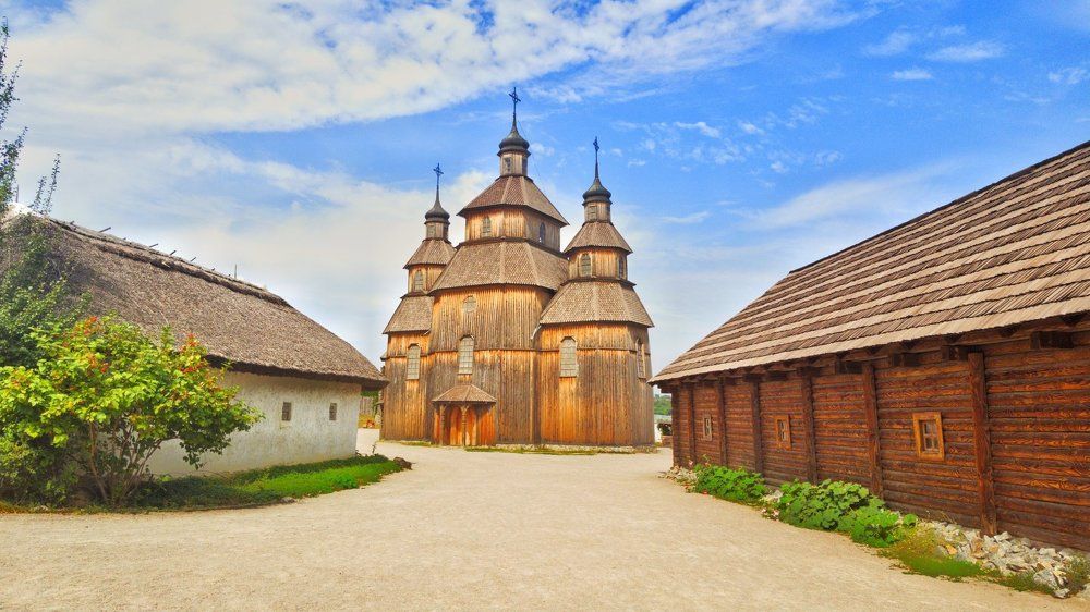 Осень в Запорожской сечи.