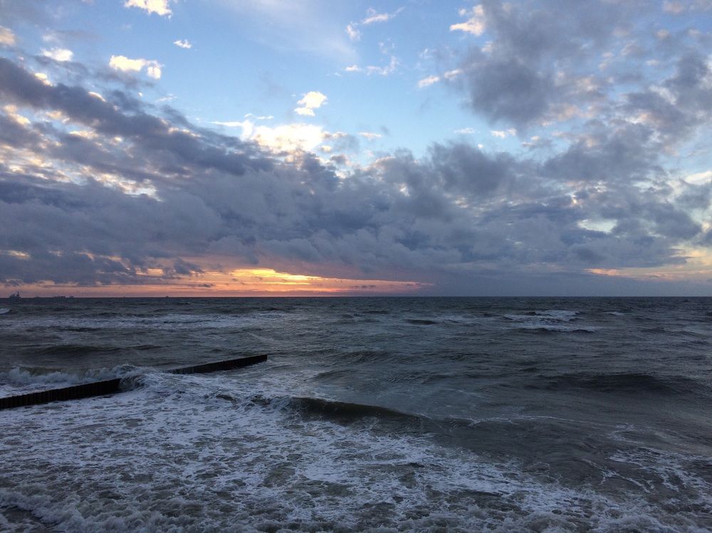 Закат на Балтийском море