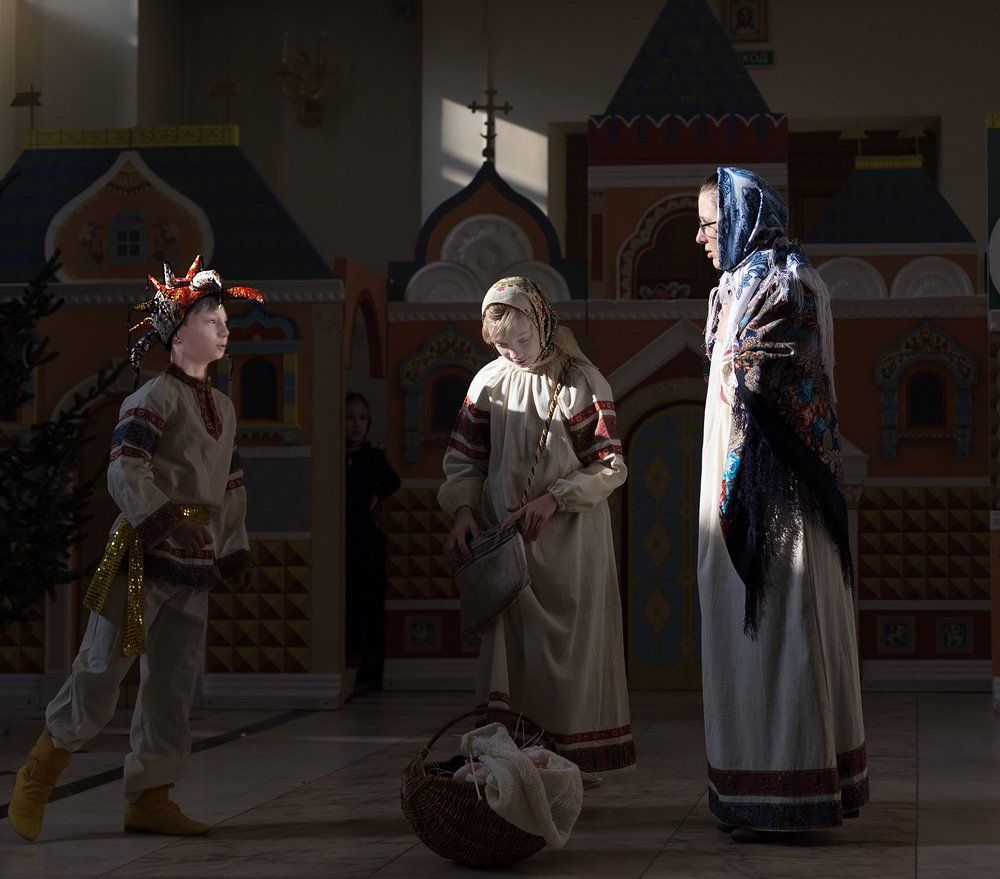 Выступление воскресной школы..