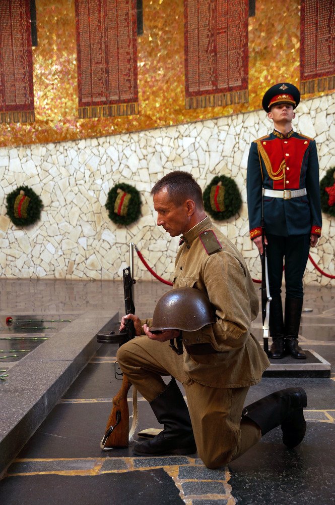 В почетном карауле