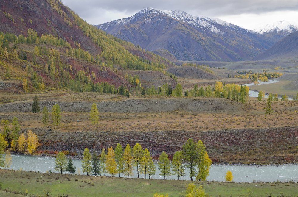 осень в чуйской долине