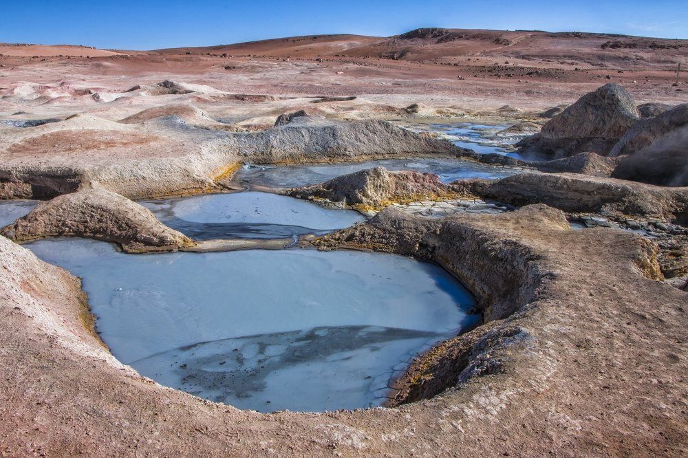 Долина гейзеров Sol De Manana (Боливия)