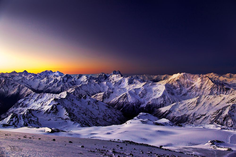 Утро на Эльбрусе