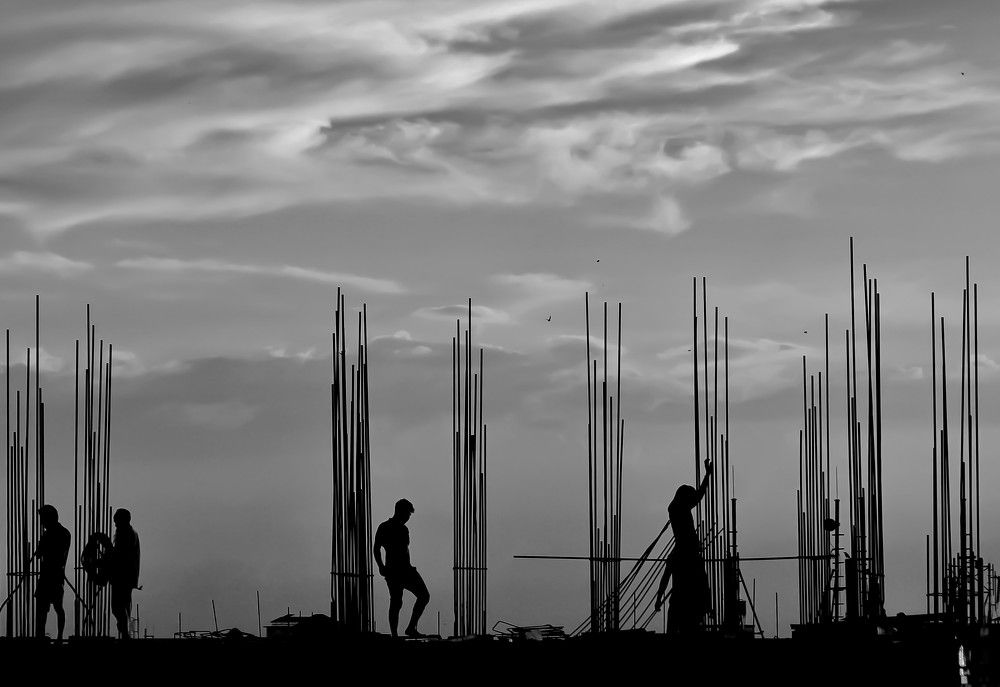 Life of construction workers