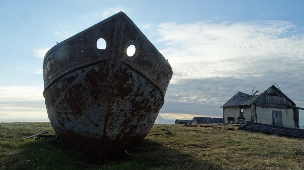 Баркас. Мыс Входной. Карское море.
