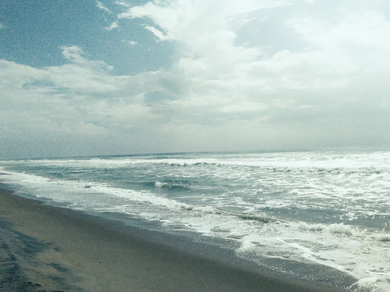Beach-side daytime view