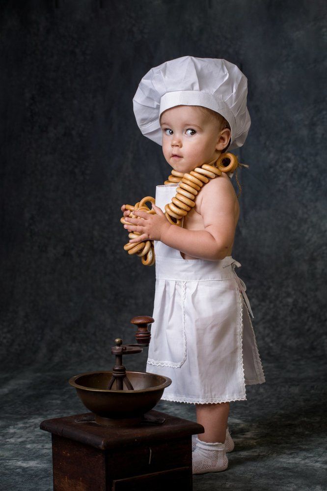 Портрет девочки с баранками