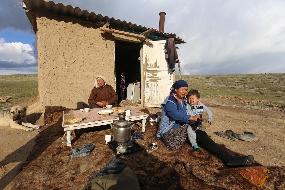 Вечер в семье кочевников