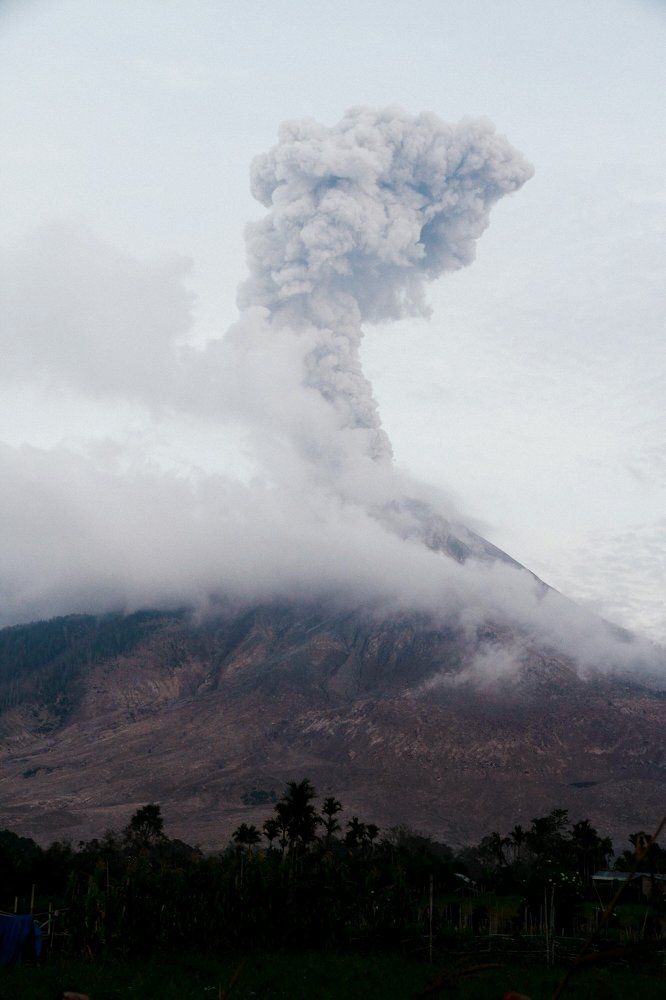 volcanic eruption