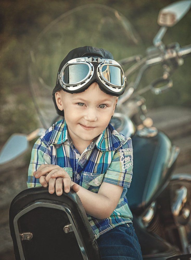 Маленький байкер