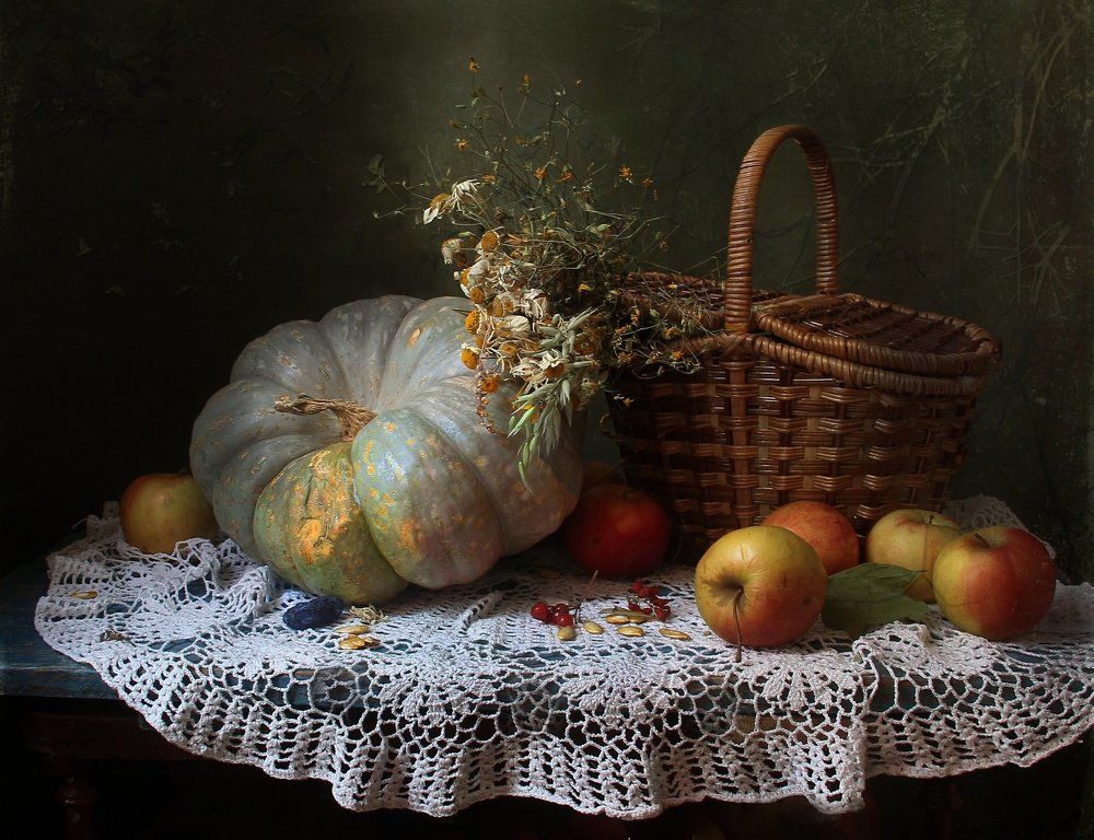 Натюрморт с тыквой
