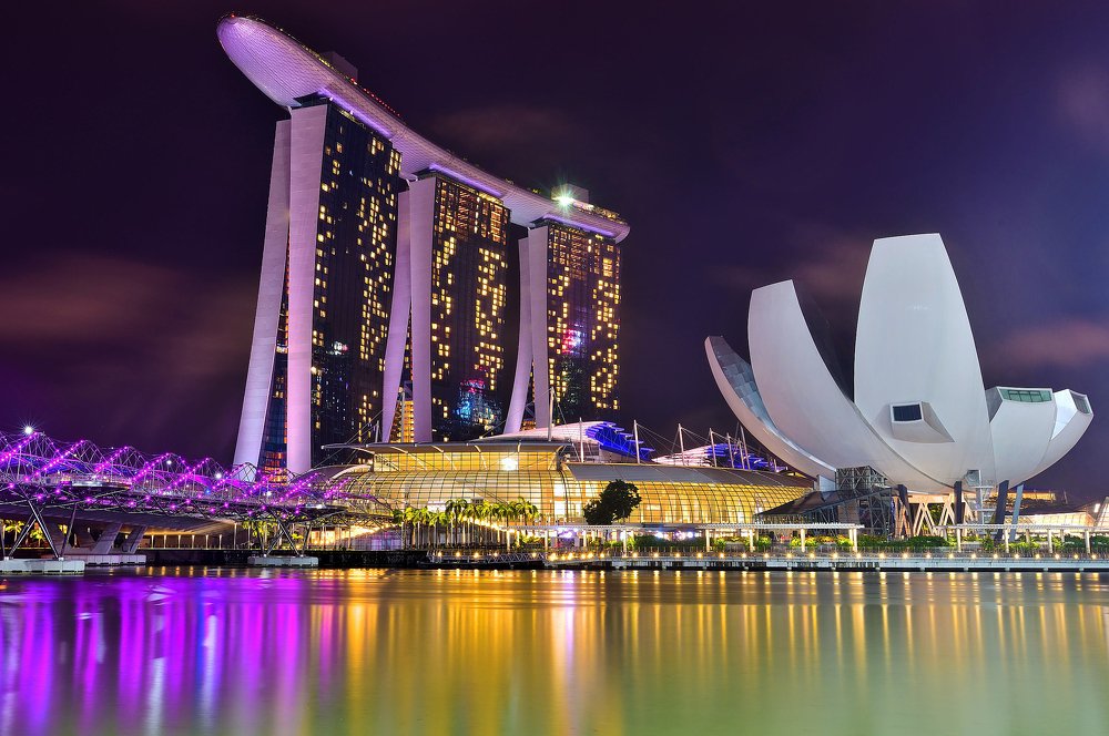 Ночной Сингапур