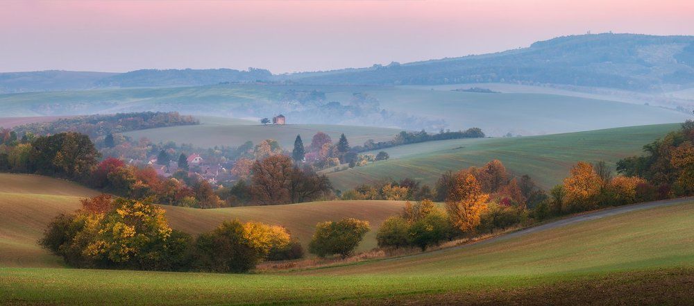 Осеннее утро Южной Моравии...