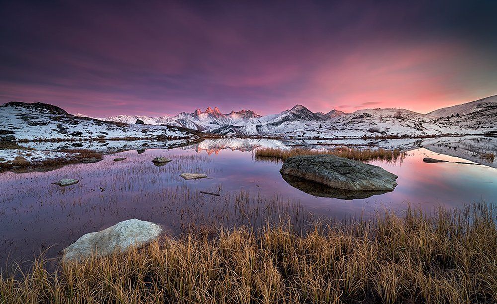 Mountainous reflections