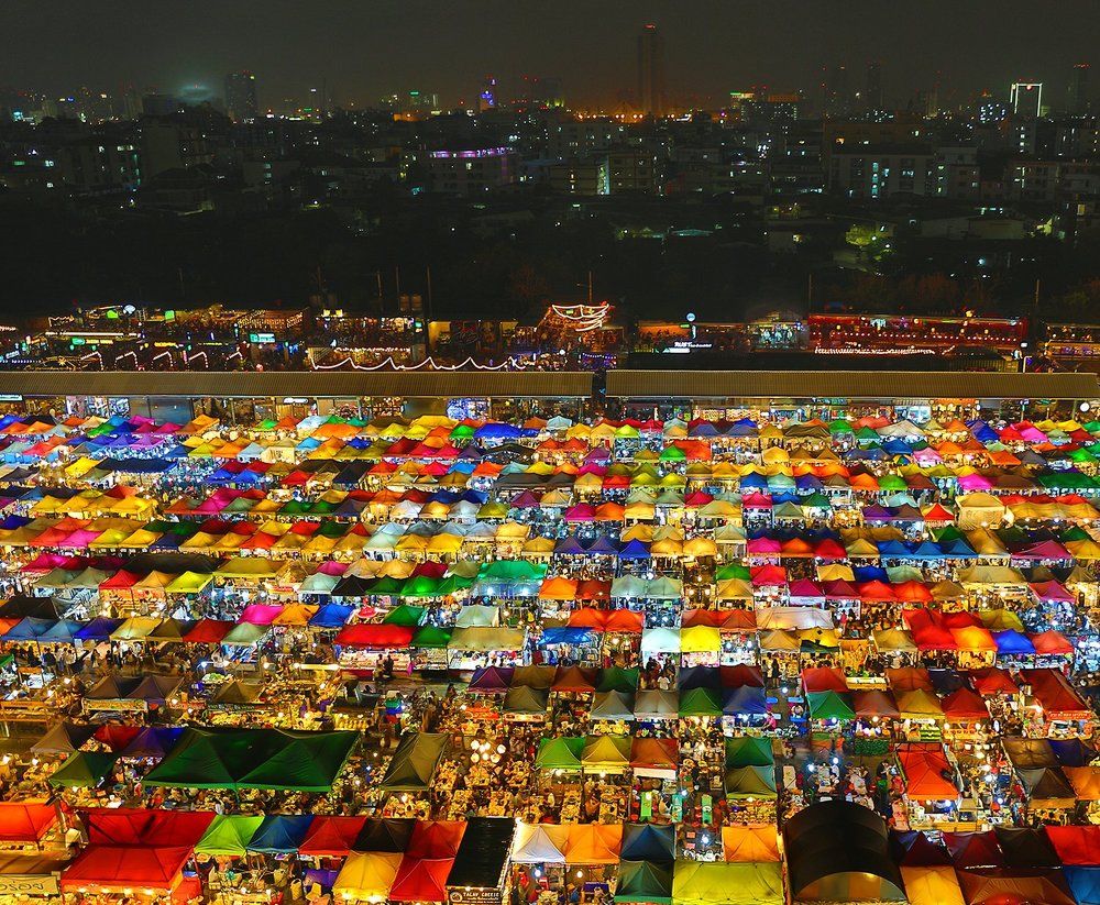 Ночной рынок в Бангкоке