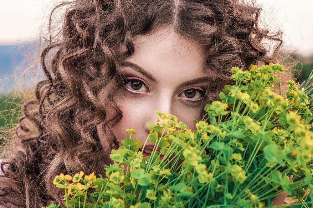 Очарована цветами