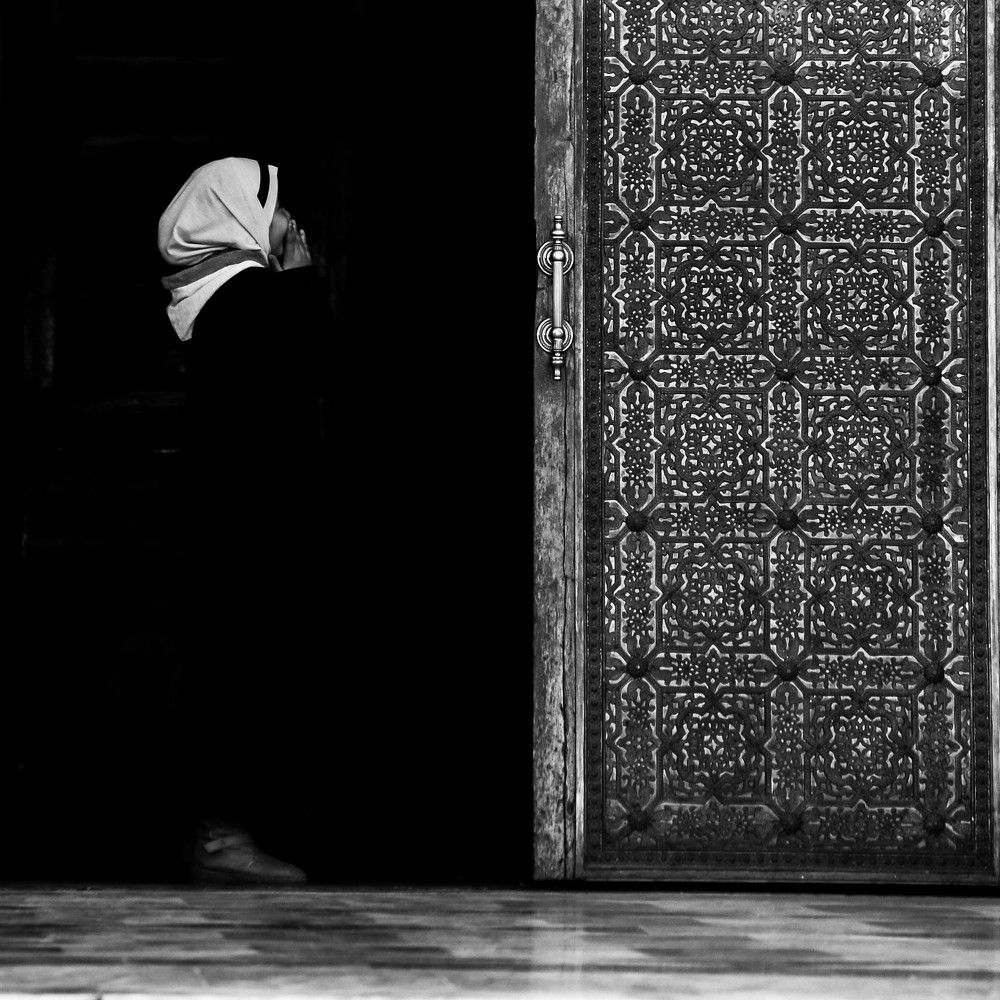 something behind the gate