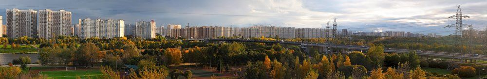 Окраина Москвы. Осень.