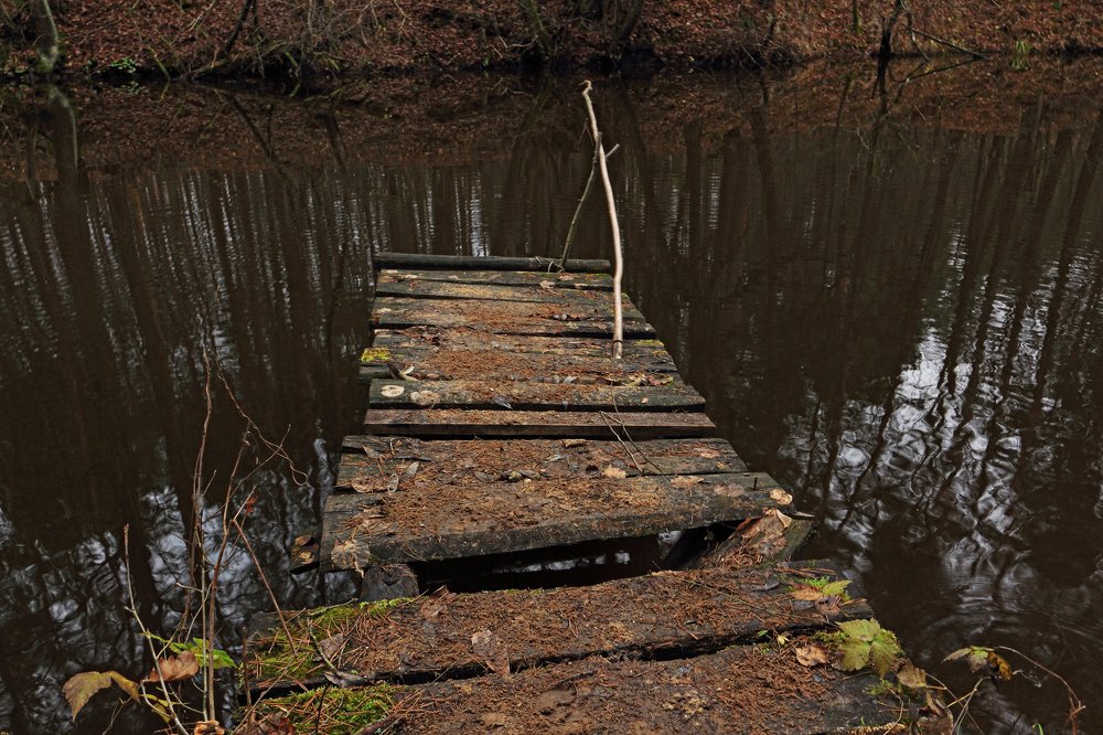 Старый рыбацкий мосток