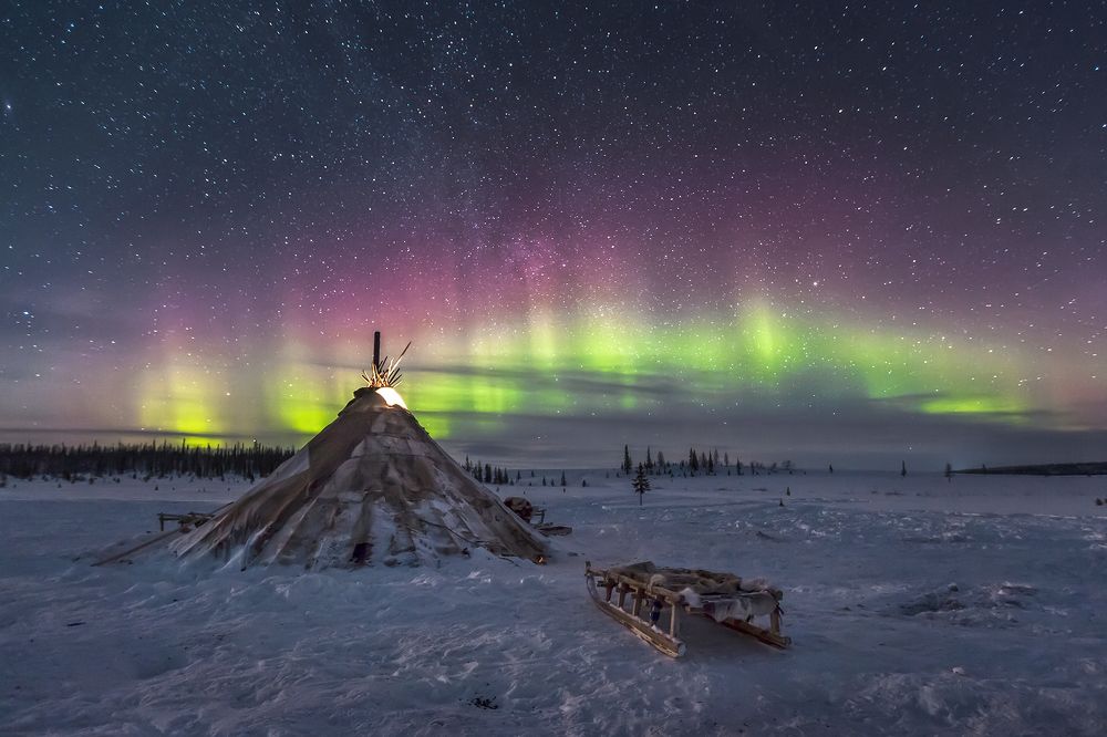 Сияние в тундре