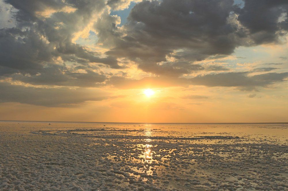 Закат на Эльтоне