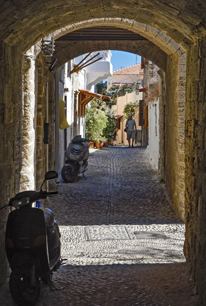 Средневековая улица.