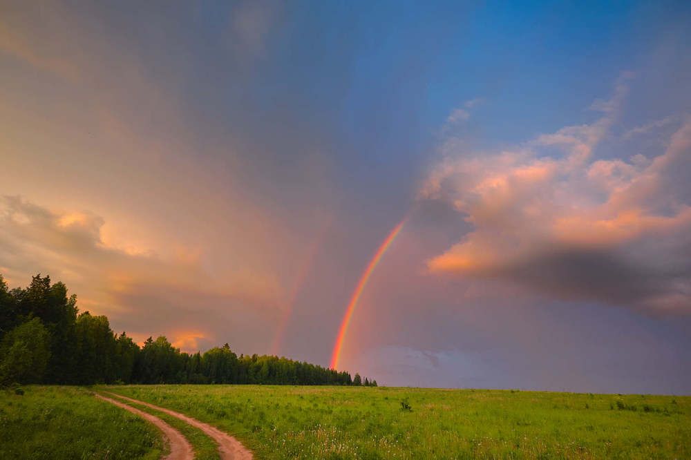 Вечерняя радуга