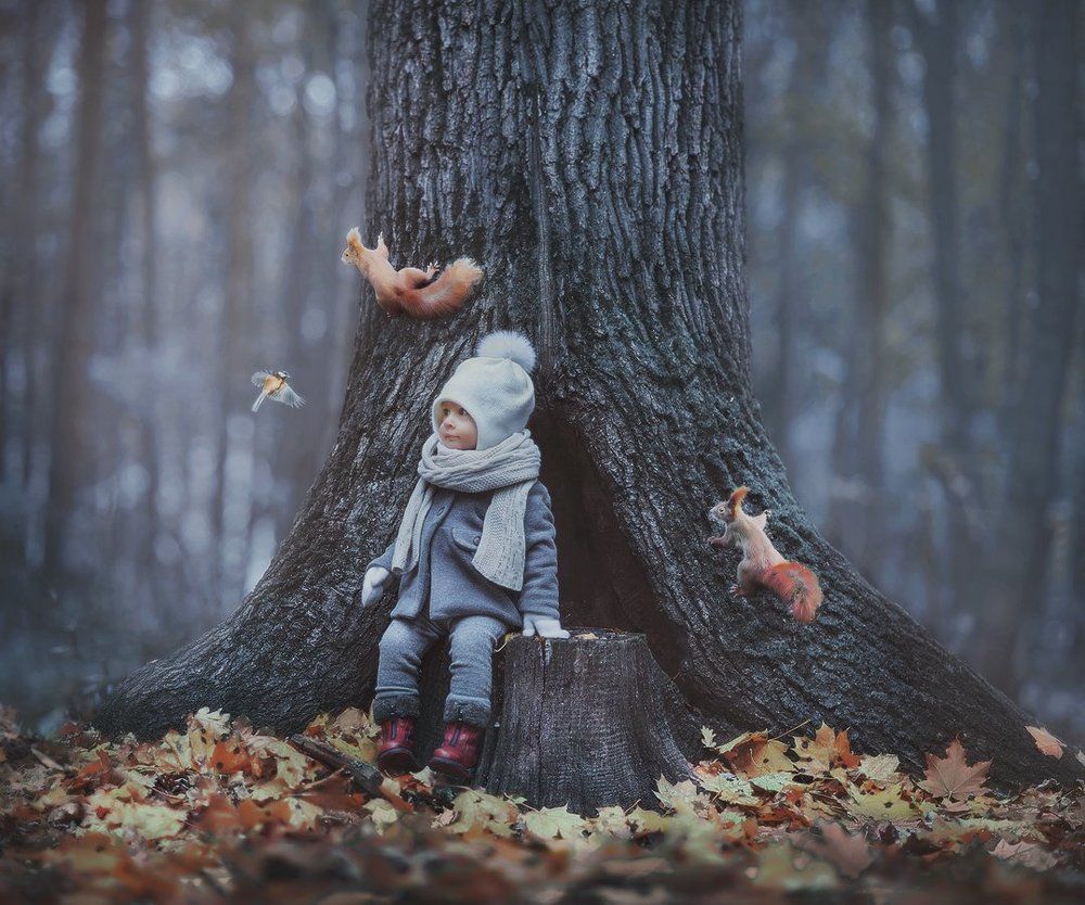 Белки, айда играть в горелки