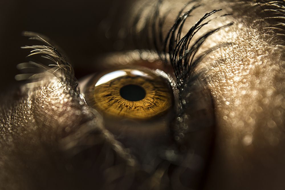 Look at the deep of the eye