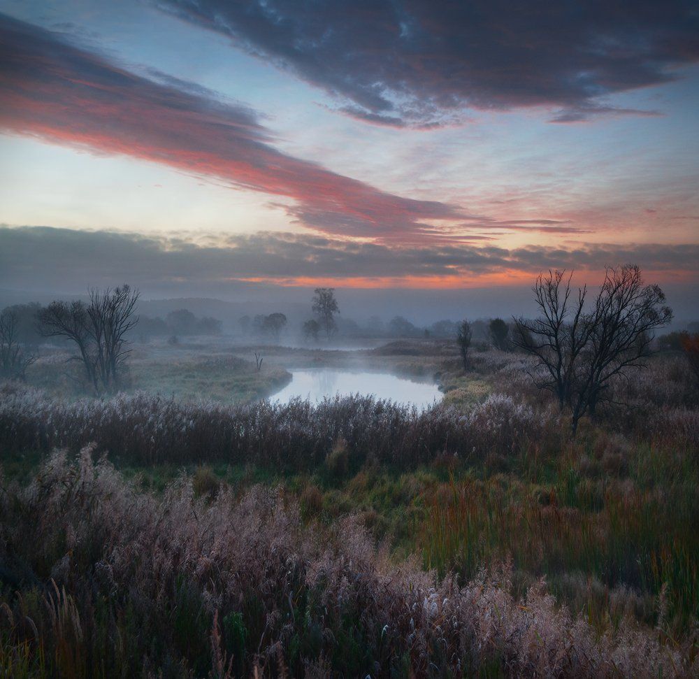 В осенней тишине.