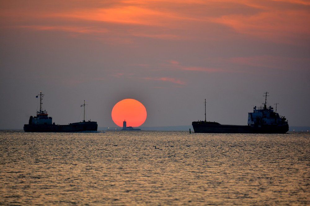 Финский залив. Толбухин маяк.